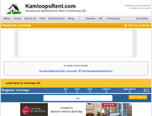 Tablet Screenshot of kamloopsrent.com